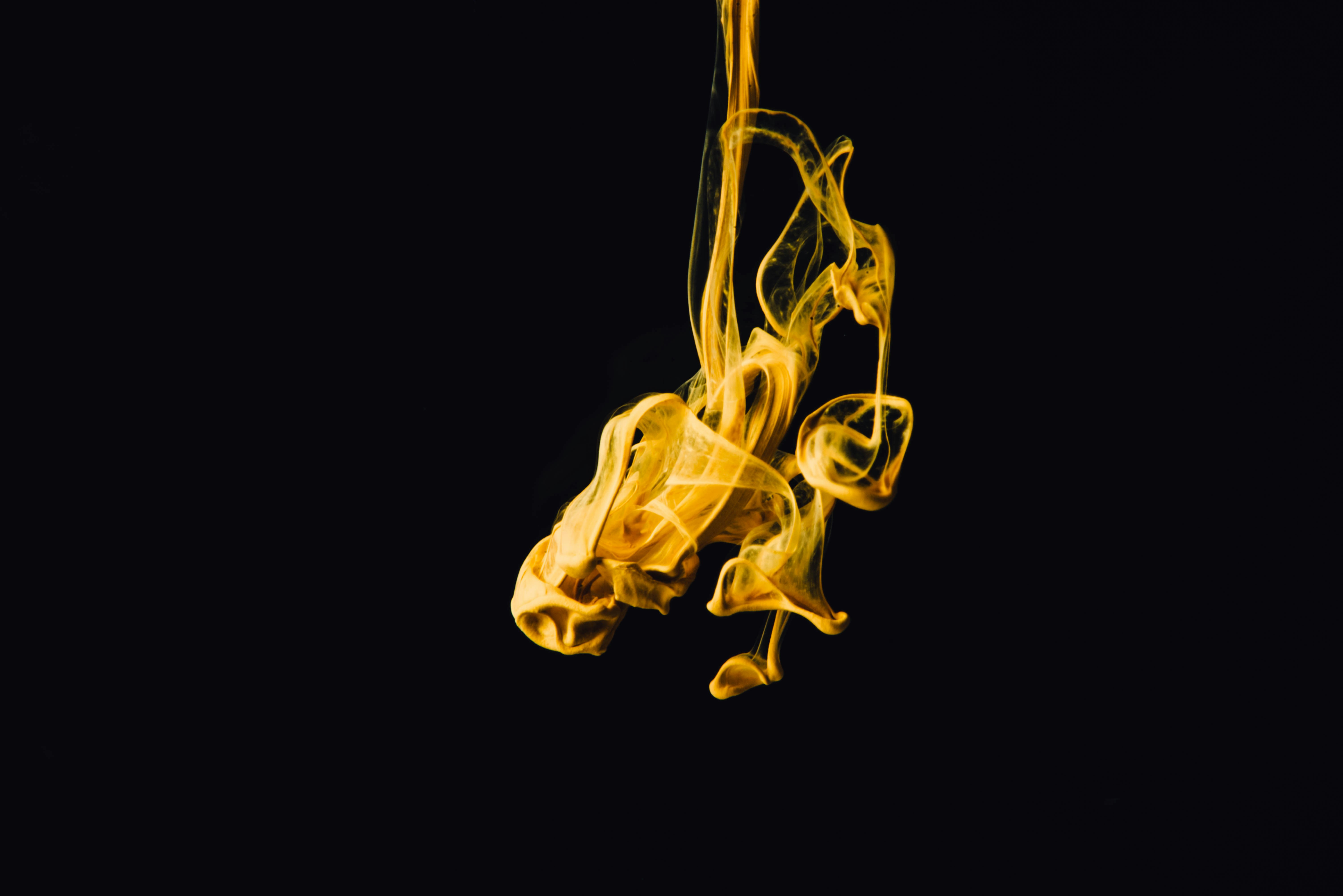 Golden Smoke Background