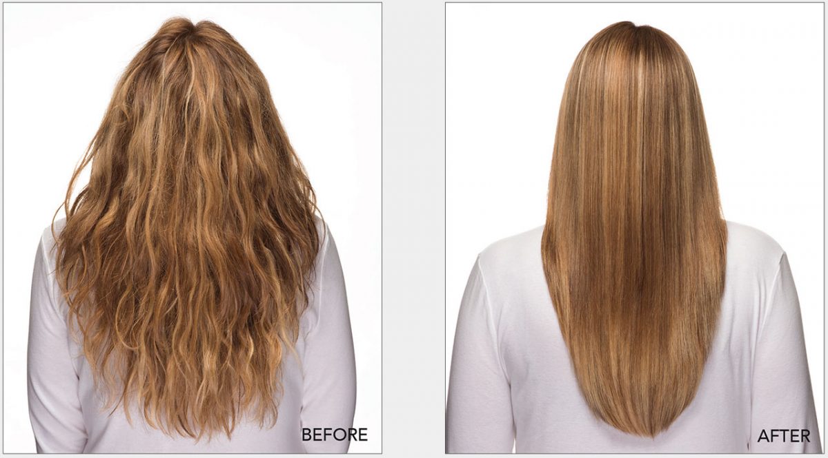 Keratin treatment before and after results